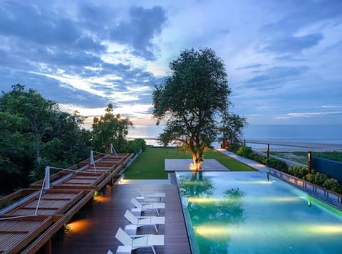 Natural landscape, Seating area, Beach, Sea view, Swimming pool