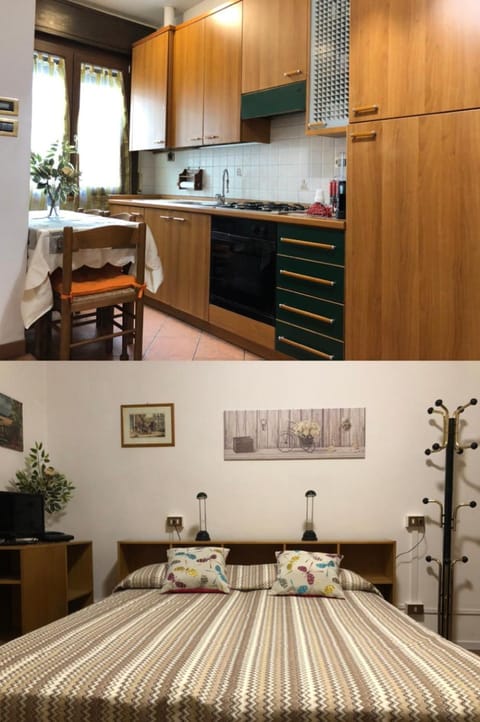 Bed, Kitchen or kitchenette