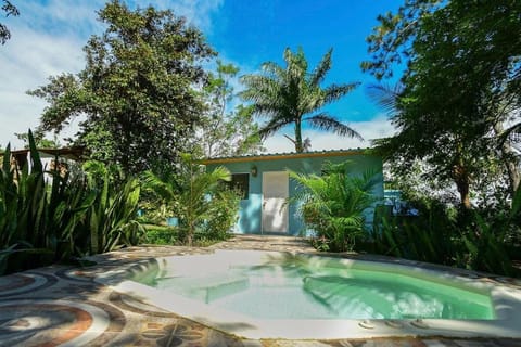 Property building, Hot Tub, Garden view