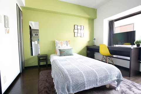 Bed, Photo of the whole room, Bedroom, hair dresser