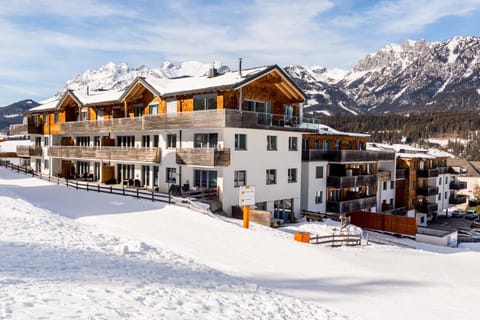 Property building, Day, Natural landscape, Winter, Mountain view