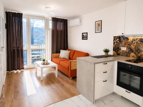 Kitchen or kitchenette, Living room, Photo of the whole room, Seating area