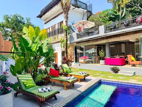 Garden, Swimming pool, sunbed