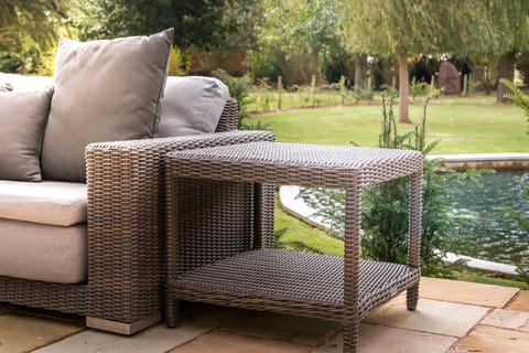 Property building, Patio, BBQ facilities, Living room