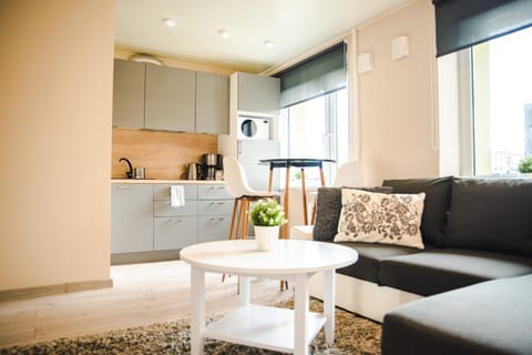 Kitchen or kitchenette, Living room