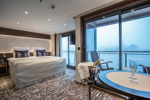 VIVA RIVERSIDE Frankfurt Docked boat in Frankfurt