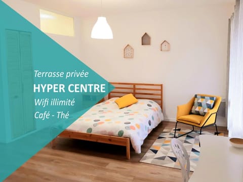 Studio hyper centre avec balcon Apartment in Centre-Val de Loire