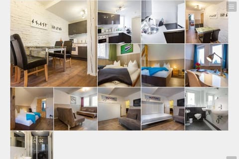 H&H Apartment im Herzen der Stadt Nr 17-Karl mit Küche, Wohnzimmer und Esstisch Apartment in Greifswald