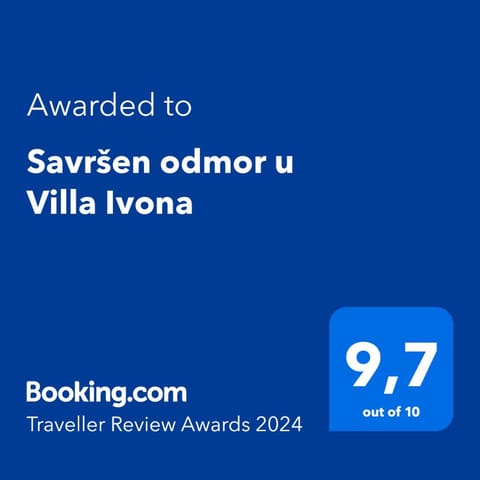 Savršen odmor u Villa Ivona Villa in Šibenik-Knin County, Croatia