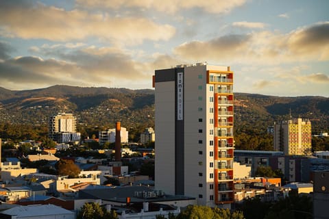 Property building, Sunset