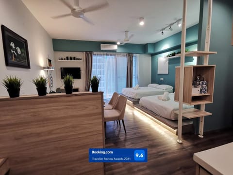 Living room, Seating area, Dining area, Bedroom