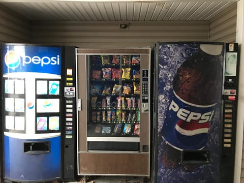 Non alcoholic drinks, vending machine