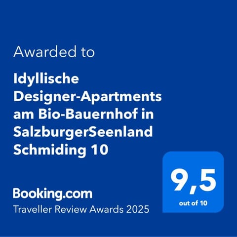 Idyllische Designer-Apartments am Bio-Bauernhof in SalzburgerSeenland Schmiding 10 Apartment in Berchtesgadener Land