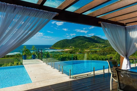 Day, Natural landscape, View (from property/room), Mountain view, Pool view, Sea view, Swimming pool, Swimming pool
