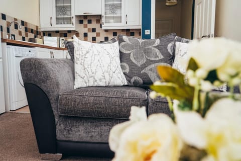 Kitchen or kitchenette, Living room, Seating area