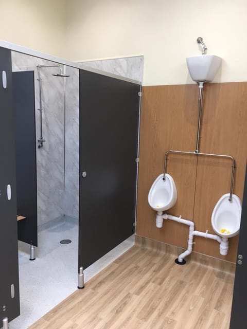 Shepherds Hut at Wern Mill Campground/ 
RV Resort in Wales