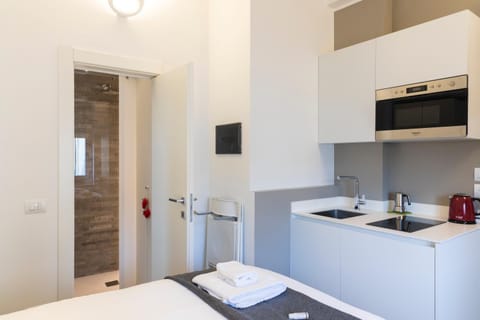 Kitchen or kitchenette, Living room, Bedroom