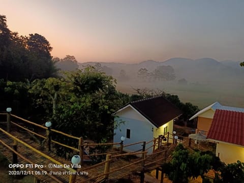 Mountain view, Sunset