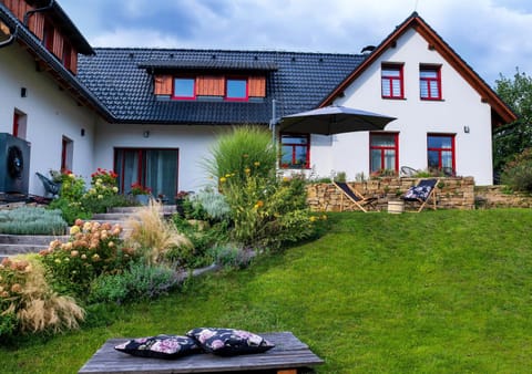 Property building, Garden, Seating area, Garden view