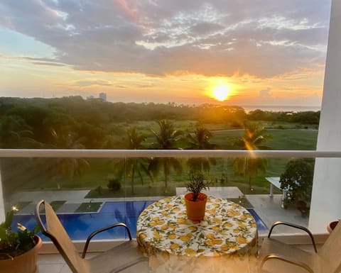 Natural landscape, View (from property/room), Balcony/Terrace, Sunrise