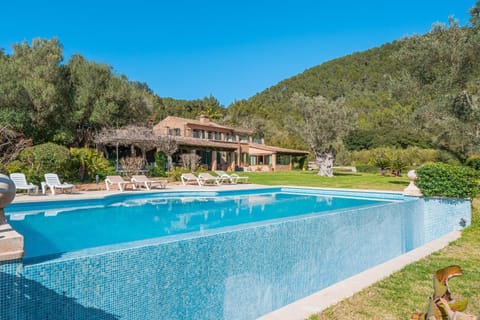 Property building, Living room, Swimming pool