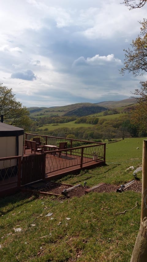 Cae Mawr Yurt Off-Grid Glamping Luxury tent in Wales