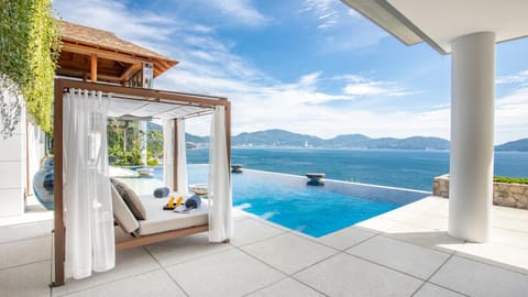 View (from property/room), Pool view, Sea view, Swimming pool