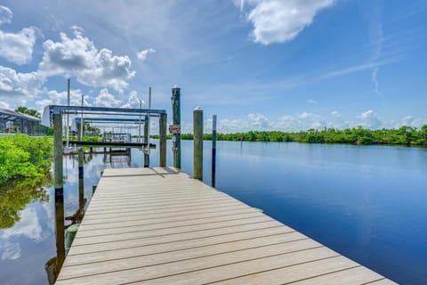 Canalfront Port Charlotte Getaway with Boat Dock! House in Port Charlotte