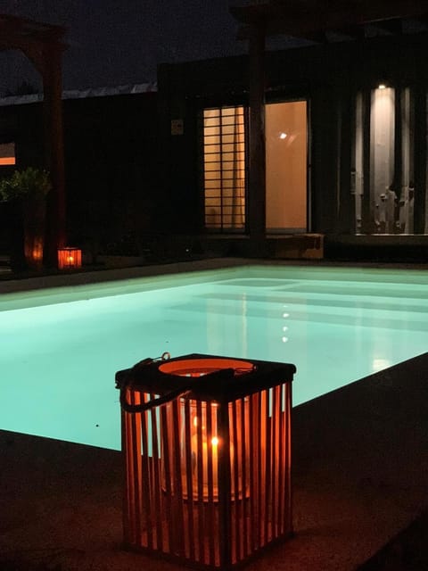Night, Swimming pool
