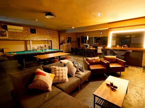 Billiard, Living room, Dining area, minibar