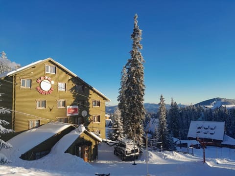 Property building, Day, Winter, Mountain view