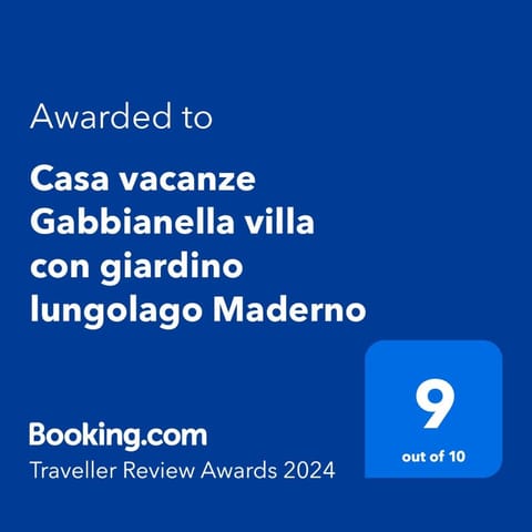 Casa vacanze Gabbianella villa con giardino lungolago Maderno Apartment in Lake Garda