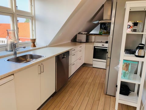 Hyggelig 1.sals lejlighed i Varde midtby. Apartment in Region of Southern Denmark