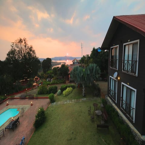 Property building, Sunset