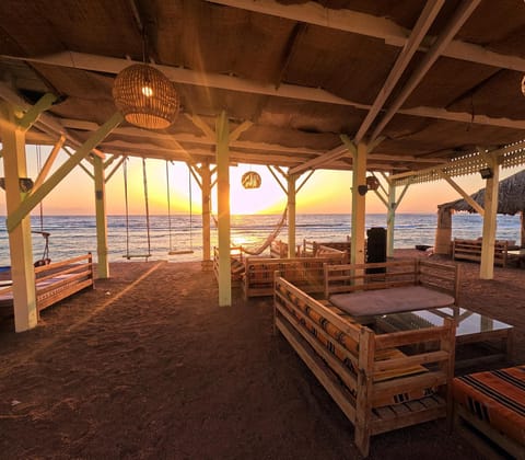 Beach, Sea view, Sunset