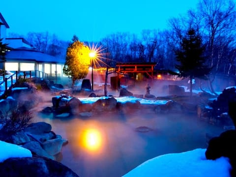 Night, Hot Spring Bath