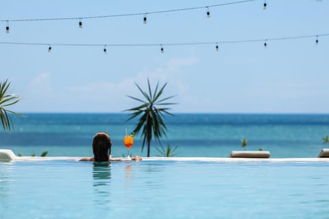 Natural landscape, Pool view, Sea view, Swimming pool