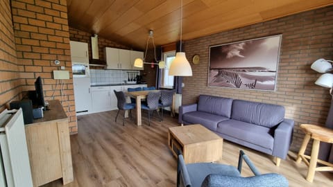 Living room, kitchen