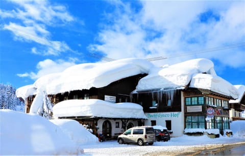 Property building, Facade/entrance, Day, Winter