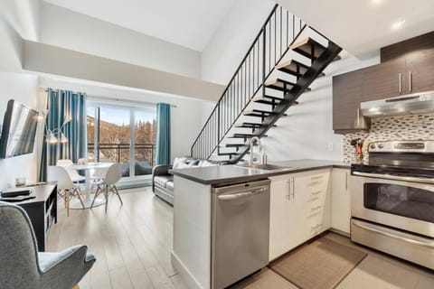 Kitchen or kitchenette, Living room