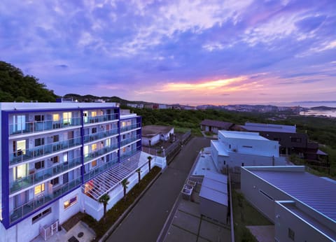 Property building, Sunset