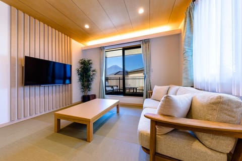 Natural landscape, Living room, Seating area, Mountain view