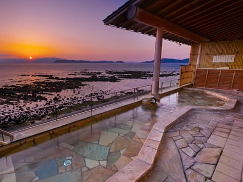 Hot Spring Bath, Sea view, Sunset, Open Air Bath