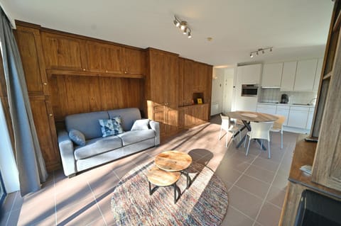 Kitchen or kitchenette, Living room, Dining area