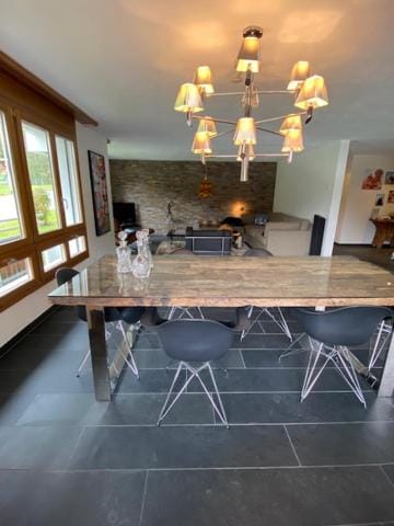 Living room, Seating area, Dining area