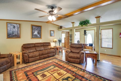 Lakefront Arkansas Home with Dock and Sunroom House in Garland County