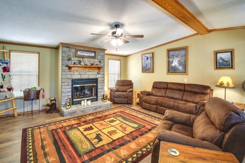 Lakefront Arkansas Home with Dock and Sunroom House in Garland County