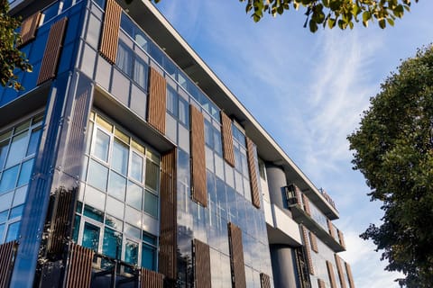 Property building, Facade/entrance, Property logo or sign