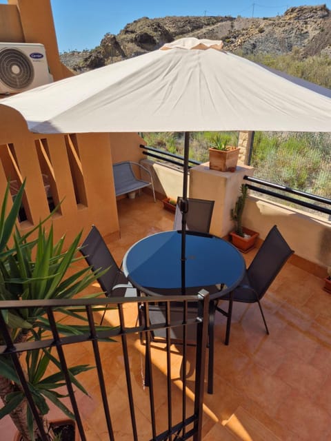 Patio, Day, Natural landscape, View (from property/room), Balcony/Terrace, Seating area, Dining area, Mountain view