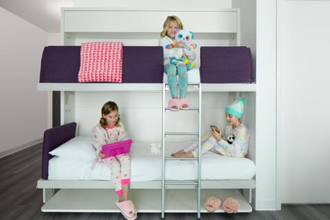 children, bunk bed, Family